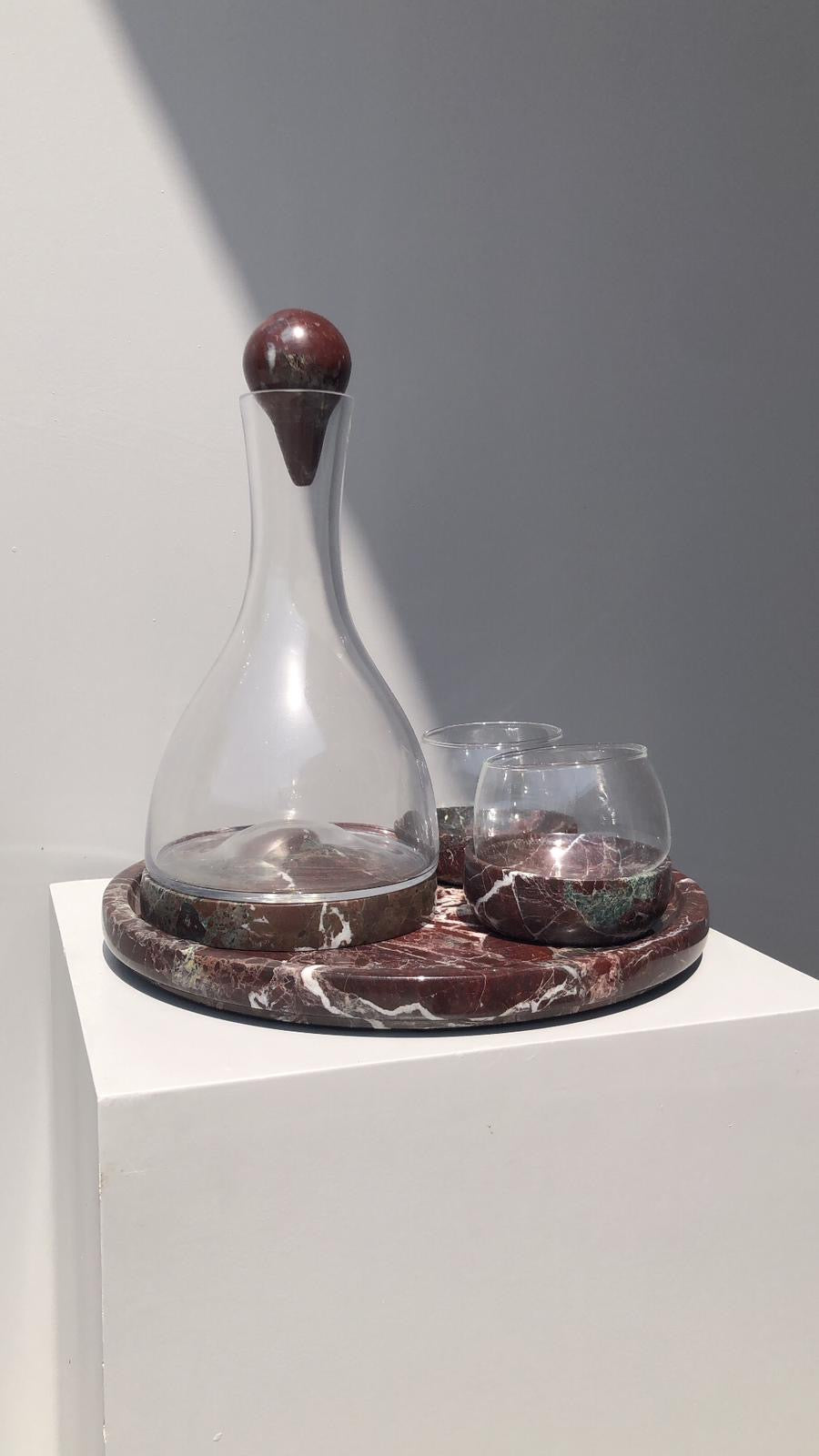 Maroon Marble