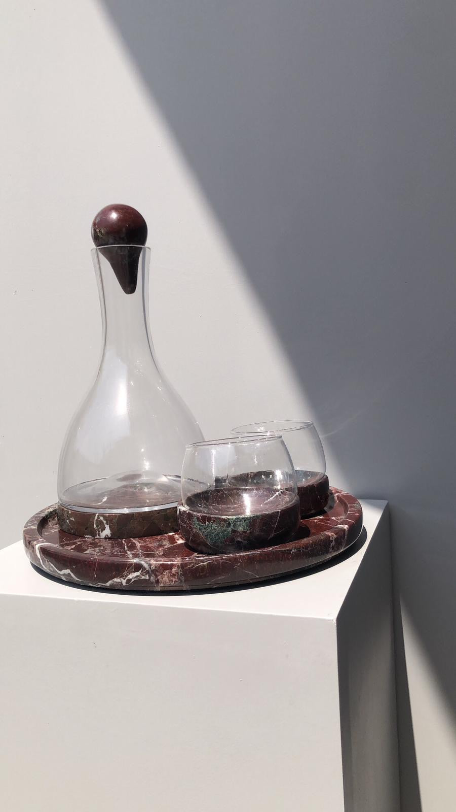 Maroon Marble