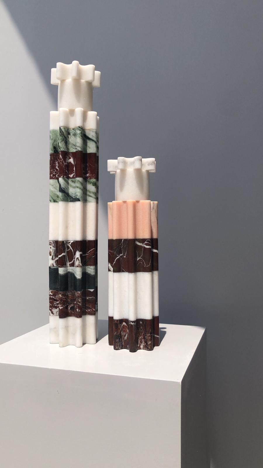 The Marble Tower Candle Holder